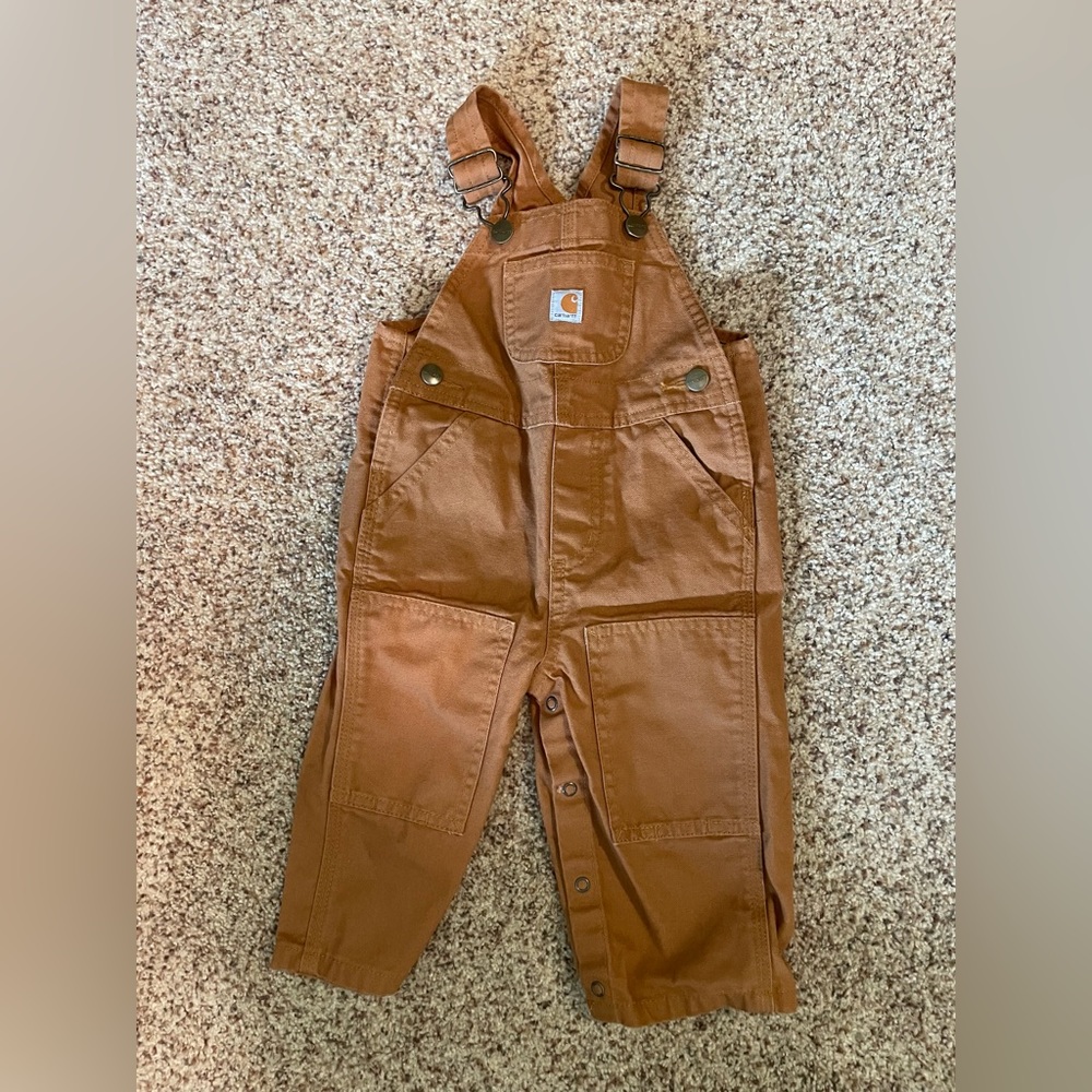 Carhartt classic bib overalls, double knee